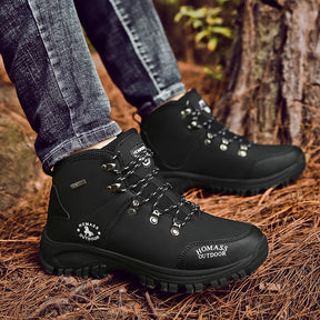 Durable Men's Boots with Traction Sole for Forest Trails